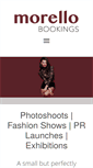 Mobile Screenshot of morellobookings.com
